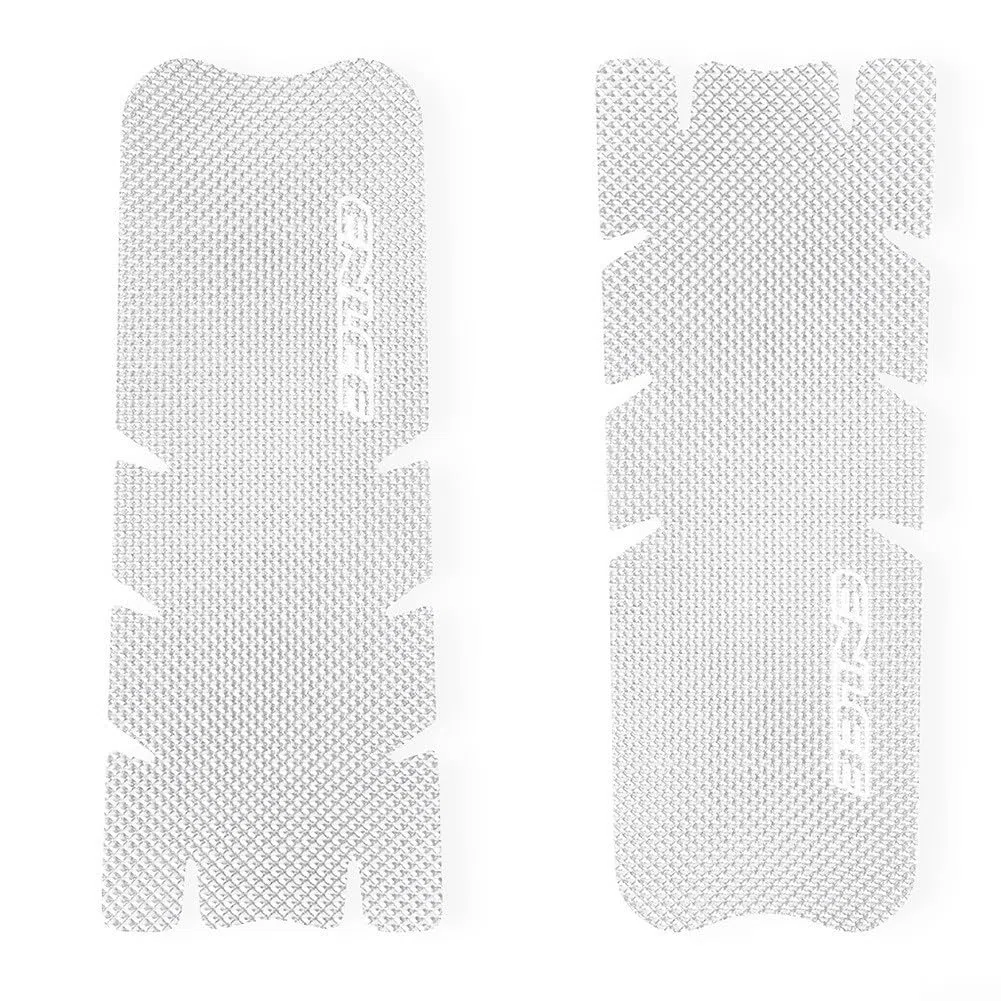 Accesorios de bicicleta 2PCS Películas protectoras para proteger las bielas de su bicicleta (pegatinas de manivela - transparente)