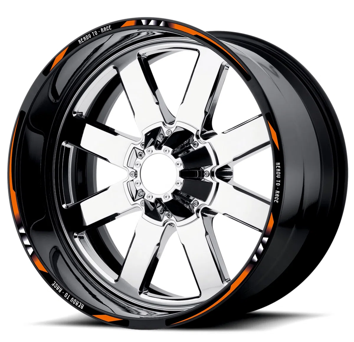 Adhesivos para llantas de moto Ready to Race, kit de adhesivos para 2 ruedas, compatibles de 15 a 19 pulgadas, perfiles contorneados de PVC sin aire, antiburbujas – Diseño deportivo Racing D0162