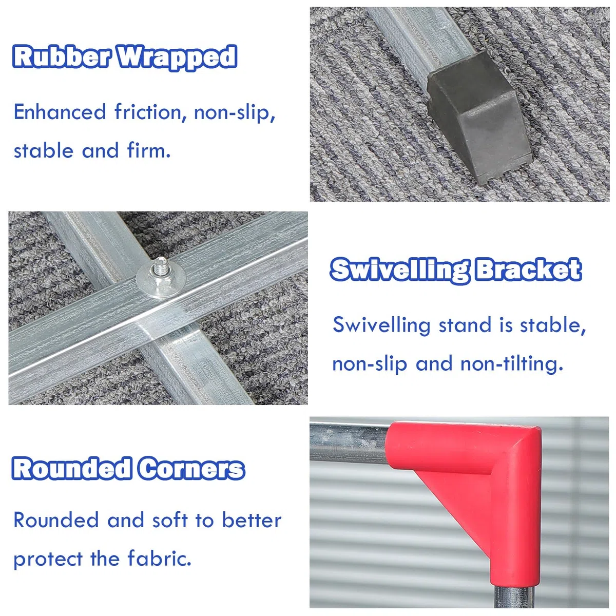 Bloque de protección perimetral para mesas de Ping-Pong, extraíble e instalable sin Herramientas, Ideal para oficinas y Parques Infantiles.