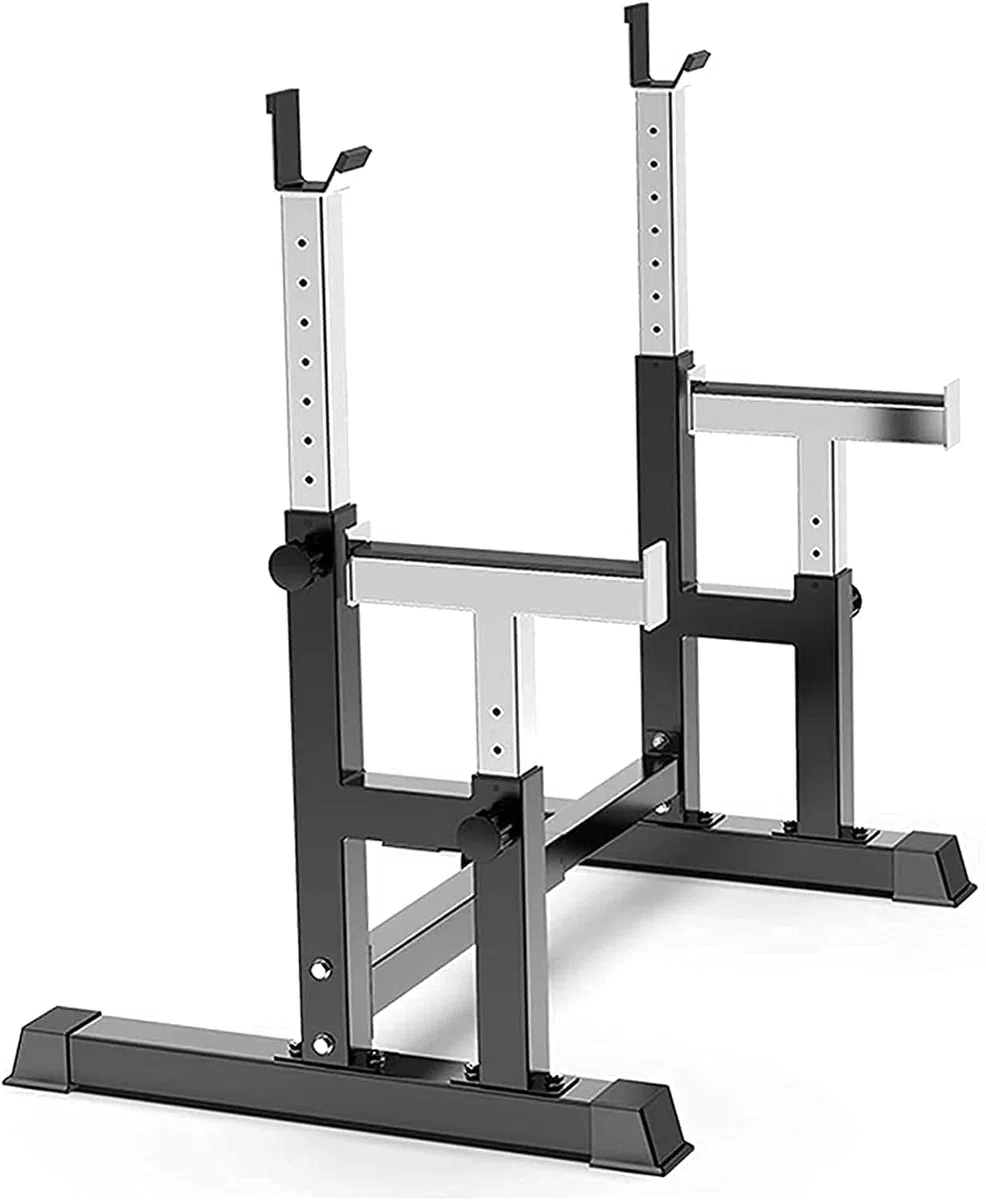 Rack de Sentadillas Profesional, Equipo de Entrenamiento de Fuerza, Deportes en casa, Levantamiento de Pesas multifunción, Gimnasio en casa, Fitness, Soporte de