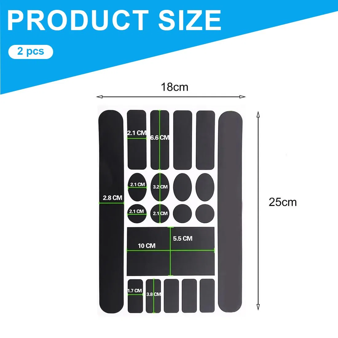 5 Piezas Protector Cuadro Bicicleta Pegatinas, Pegatinas Cuadro Bicicleta, Protección Cuadro Bicicleta, Película Adhesiva Protectora Carbono, Para Descenso, Mtb, Mountain Bike, Etc. (Negro)